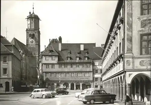 Memmingen Marktplatz St Martinskirche Kat. Memmingen