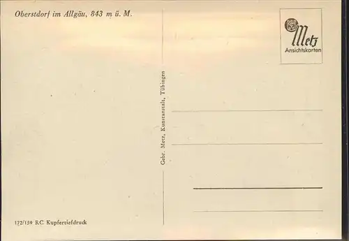 Oberstdorf  Kat. Oberstdorf