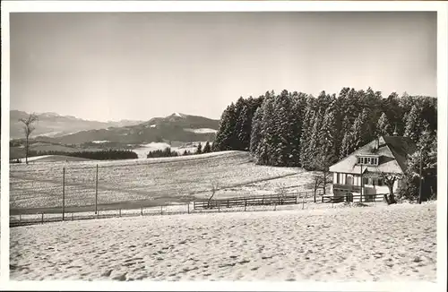 Scheidegg Allgaeu Kindererholungsheim Hubertus Kat. Scheidegg