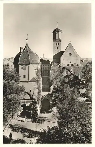 Memmingen Wester Tor St Martinskirche Kat. Memmingen