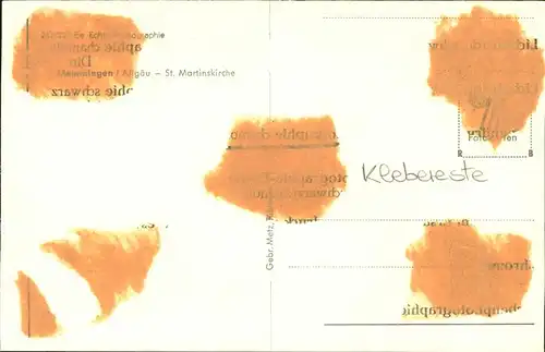 Memmingen St Martinskirche Kat. Memmingen