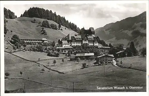 Oberstdorf Santatorium Wasach Kat. Oberstdorf