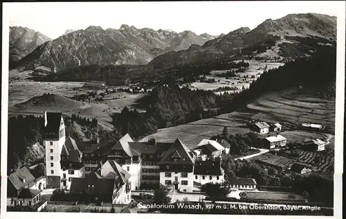 Oberstdorf Sanatorium Wasach Kat. Oberstdorf