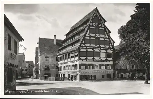 Memmingen Siebendaecherhaus Kat. Memmingen