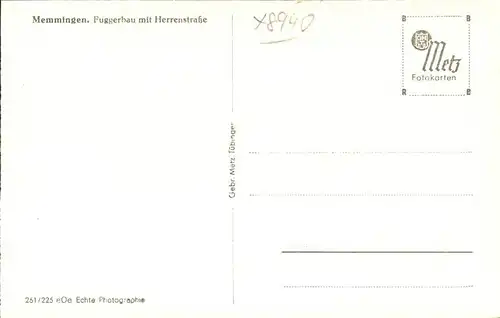 Memmingen Fuggerbau Herrenstrasse Kat. Memmingen