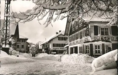 Scheidegg Allgaeu Gasthof Krone Drogerie Kat. Scheidegg