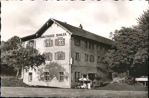 Scheidegg Allgaeu Gasthaus Sohler Kat. Scheidegg