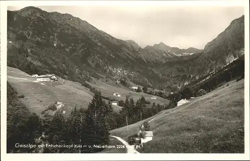 Oberstdorf Gaisalpe Nebelhorn Kat. Oberstdorf