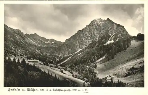 Oberstdorf Gaisalpe Ruebihorn Kat. Oberstdorf