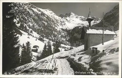 Oberstdorf Gaisalpe Nebelhorn Kat. Oberstdorf