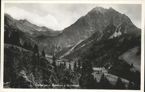 Oberstdorf gaisalpe Rubihorn Kat. Oberstdorf