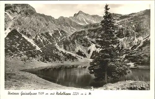 Oberstdorf Unterer Gaisalpsee Kat. Oberstdorf