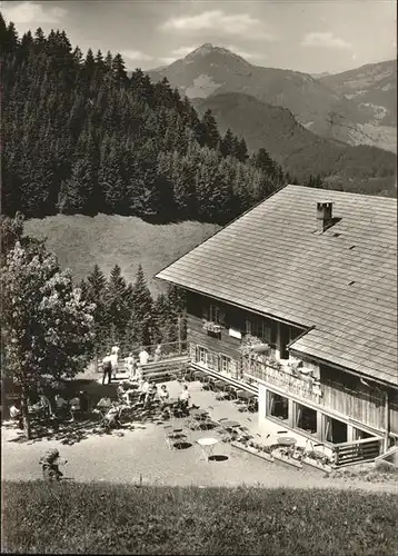 Oberstdorf Alpengasthof Gaisalpe Kat. Oberstdorf