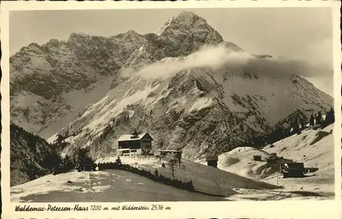 Oberstdorf Waldemar Petersen Haus Kat. Oberstdorf