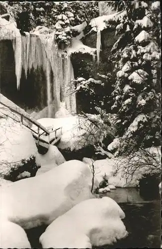 Scheidegg Allgaeu Wassefall Rohrachschlucht Kat. Scheidegg