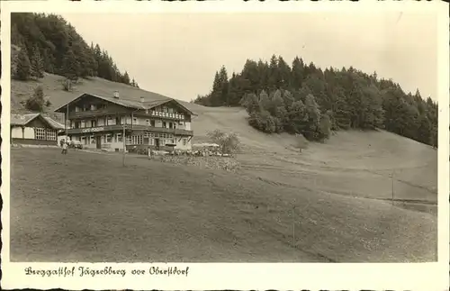 Oberstdorf Gasthof Jaegersberg Leo Hutter Kat. Oberstdorf