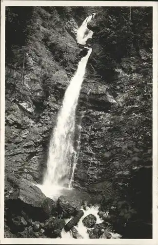 Oberstdorf Unterer Faltenbachfall Wasserfall Kat. Oberstdorf