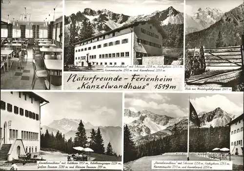 Oberstdorf Naturfreunde Ferienheim Kanzelwandhaus Kat. Oberstdorf