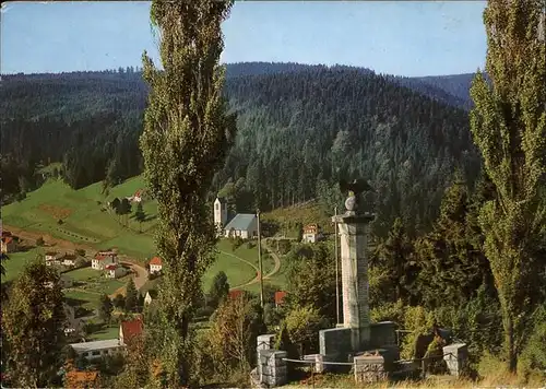 Warmensteinach Hoehenluftkurort Kriegerdenkmal Kropfbachtal Kat. Warmensteinach