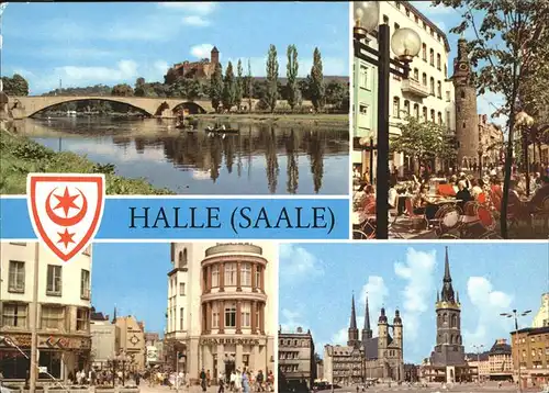 Halle Saale Burg Giebichenstein Boulevard Hansering Kat. Halle
