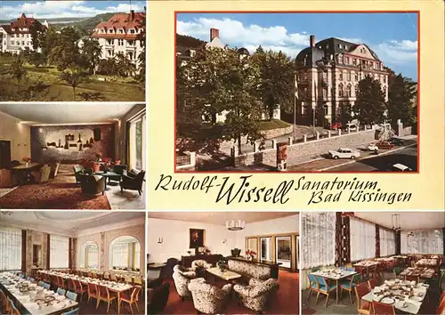 Bad Kissingen Rudolf-Wissel-Sanatorium Kat. Bad Kissingen