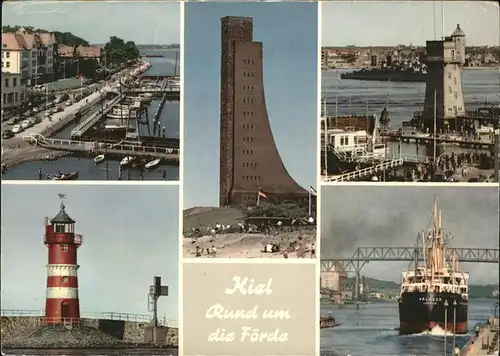 Kiel Hafen Schiff Leuchtturm Kat. Kiel