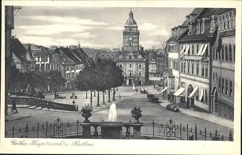 Gotha Thueringen Hauptmarkt Rathaus / Gotha /Gotha LKR