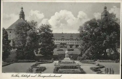 Gotha Thueringen Schloss Kriegerdenkmal / Gotha /Gotha LKR