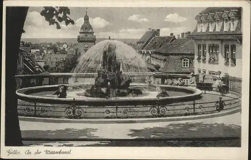 Gotha Thueringen Wassekunst Brunnen / Gotha /Gotha LKR