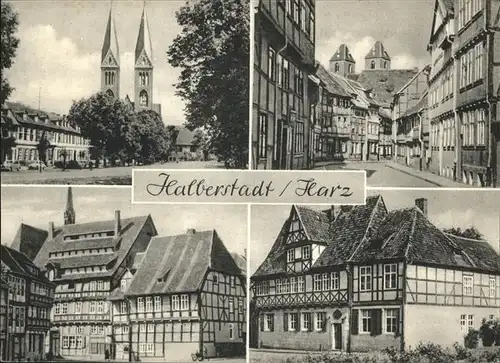 Halberstadt Domplatz Taubenstrasse Kulk Gleimheaus Kat. Halberstadt
