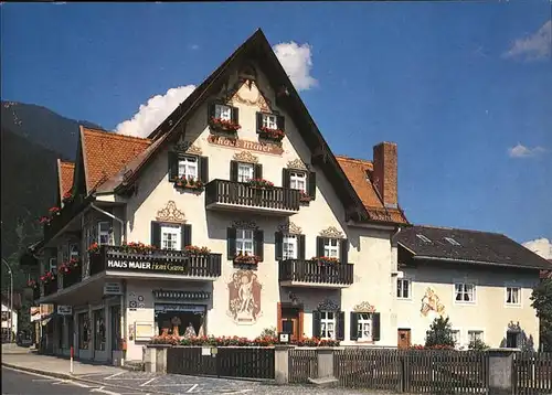 Garmisch-Partenkirchen Haus Maier Hotel Garni Familie Becker  Kat. Garmisch-Partenkirchen