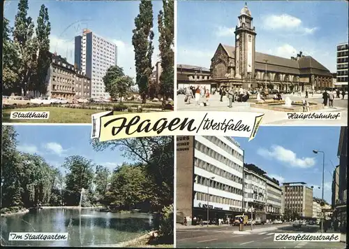 Hagen Westfalen Stadtgarten  Kat. Hagen