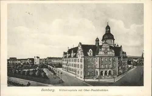 Bamberg Wilhelmsplatz Ober-Postdirektion Kat. Bamberg