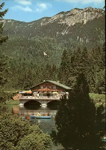 Garmisch-Partenkirchen Pflegersee Boot Kat. Garmisch-Partenkirchen