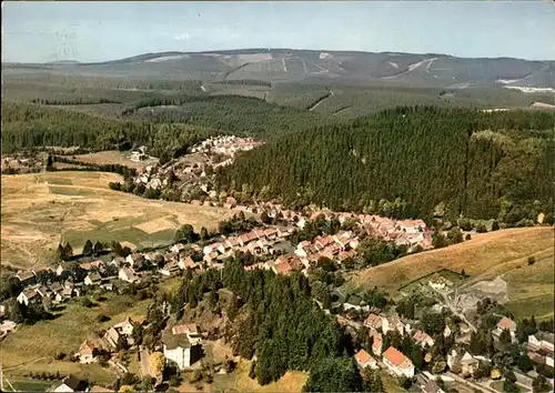 Altenau Harz Bergstadt Flugaufnahme Kat. Altenau