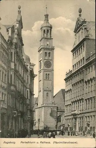 Augsburg Perlachturm Rathaus Kat. Augsburg