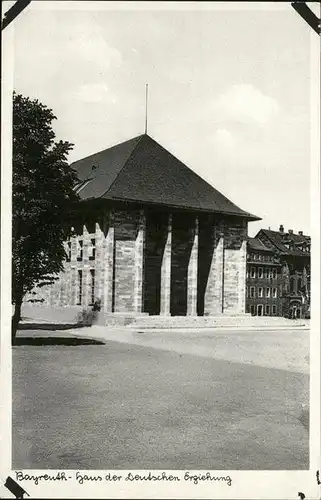 Bayreuth Haus der deutschen Erzeihung Kat. Bayreuth