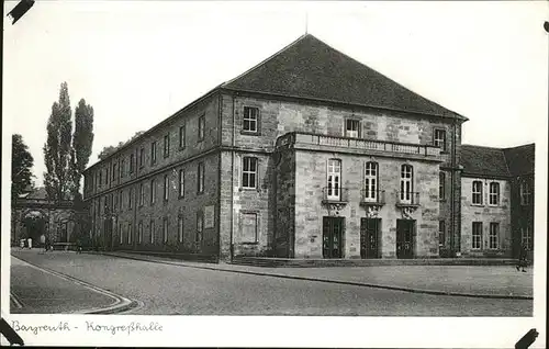 Bayreuth Kongresshalle Kat. Bayreuth