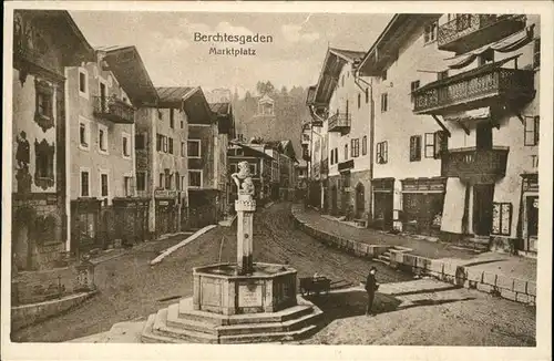 Berchtesgaden Marktplatz Kat. Berchtesgaden
