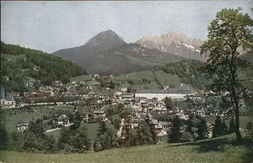 Berchtesgaden Gesamtansicht Untersberg Kat. Berchtesgaden