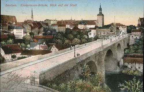 Bautzen Kronprinzenbruecke Kat. Bautzen