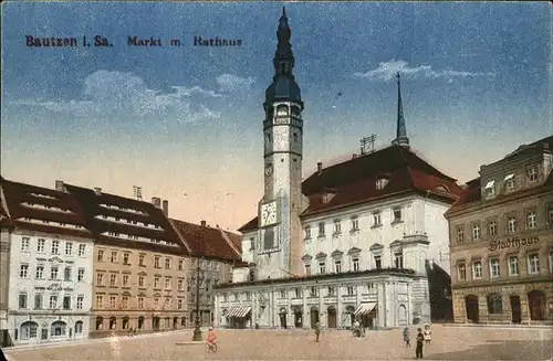 Bautzen Markt Rathaus Kat. Bautzen