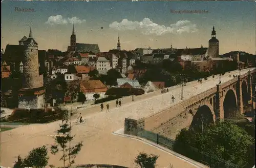 Bautzen Kronprinzenbruecke Kat. Bautzen