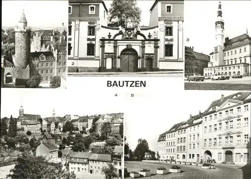 Bautzen Domstift Rathaus Fleischmarkt Kat. Bautzen