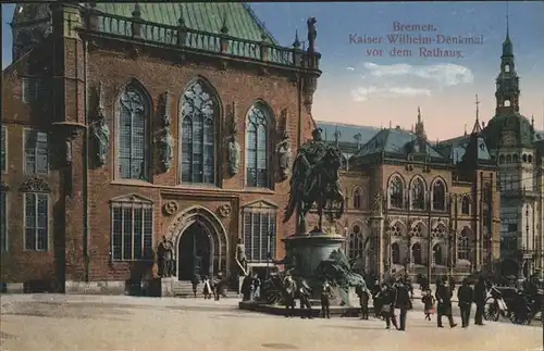 Bremen Kaiser Wilhelm-Denkmal Kat. Bremen