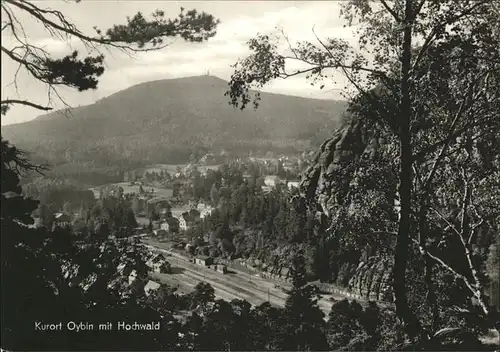 Oybin Hochwald Panorama Kat. Kurort Oybin