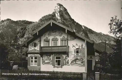 Oberammergau Rotkaeppchenhaus Kat. Oberammergau