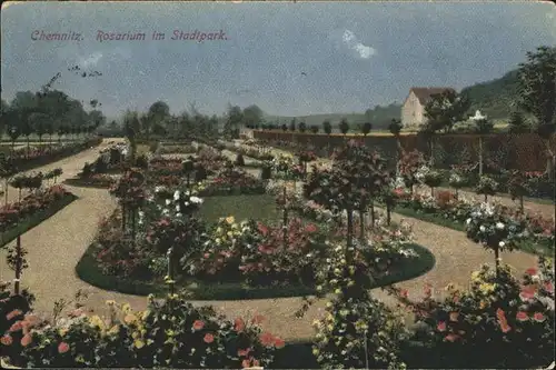 Chemnitz Rosarium Stadtpark Kat. Chemnitz