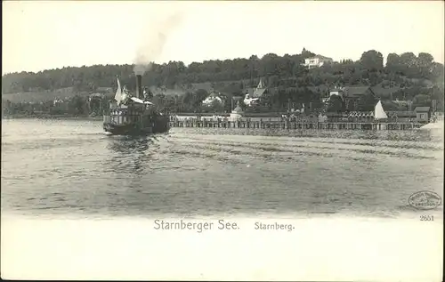 Starnberg Starnberger See Dampfer Kat. Starnberg
