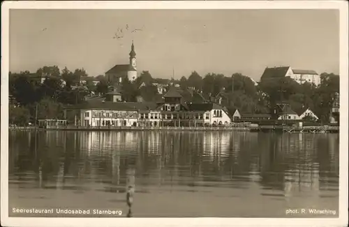 Starnberg Seerestaurant Undosabad Kat. Starnberg